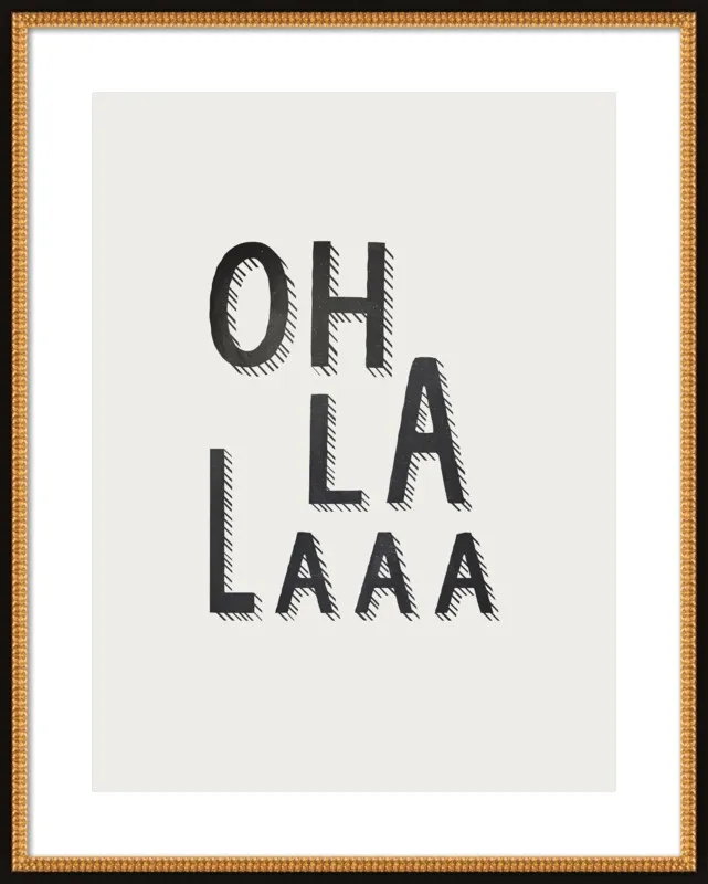 Oh la la by Lonneke de Roos - Kind of Style for Artfully Walls