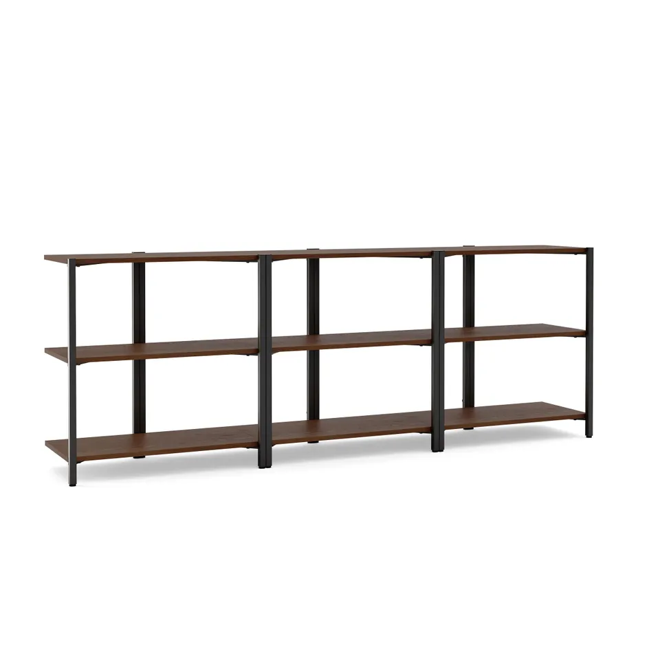 Canon Triple Low Shelves - Walnut - Wood