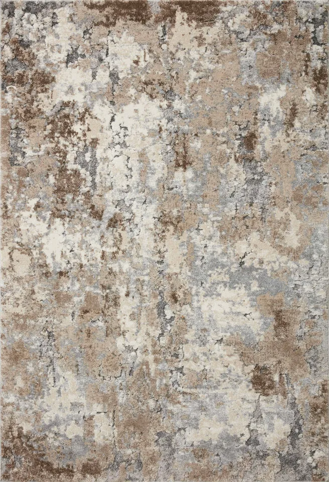Loloi Theory Dove / Bark 2'-7" x 7'-8"