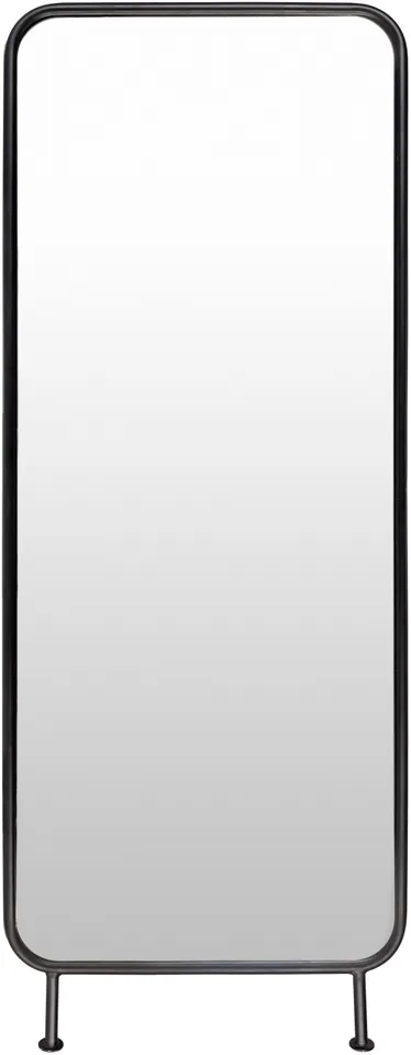 Mayana Black 63"H x 24"W x 1"D Accent Mirror