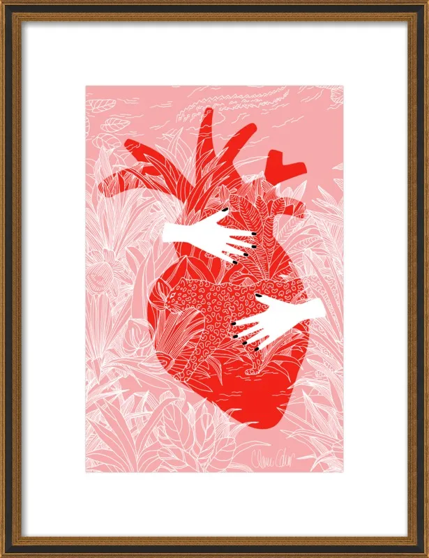 REFUGE ROSE by Claire Colin for Artfully Walls
