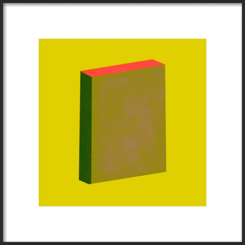 Color Books 4, Olive, Forest, Hot Red & Pear Green by Jessica Poundstone for Artfully Walls