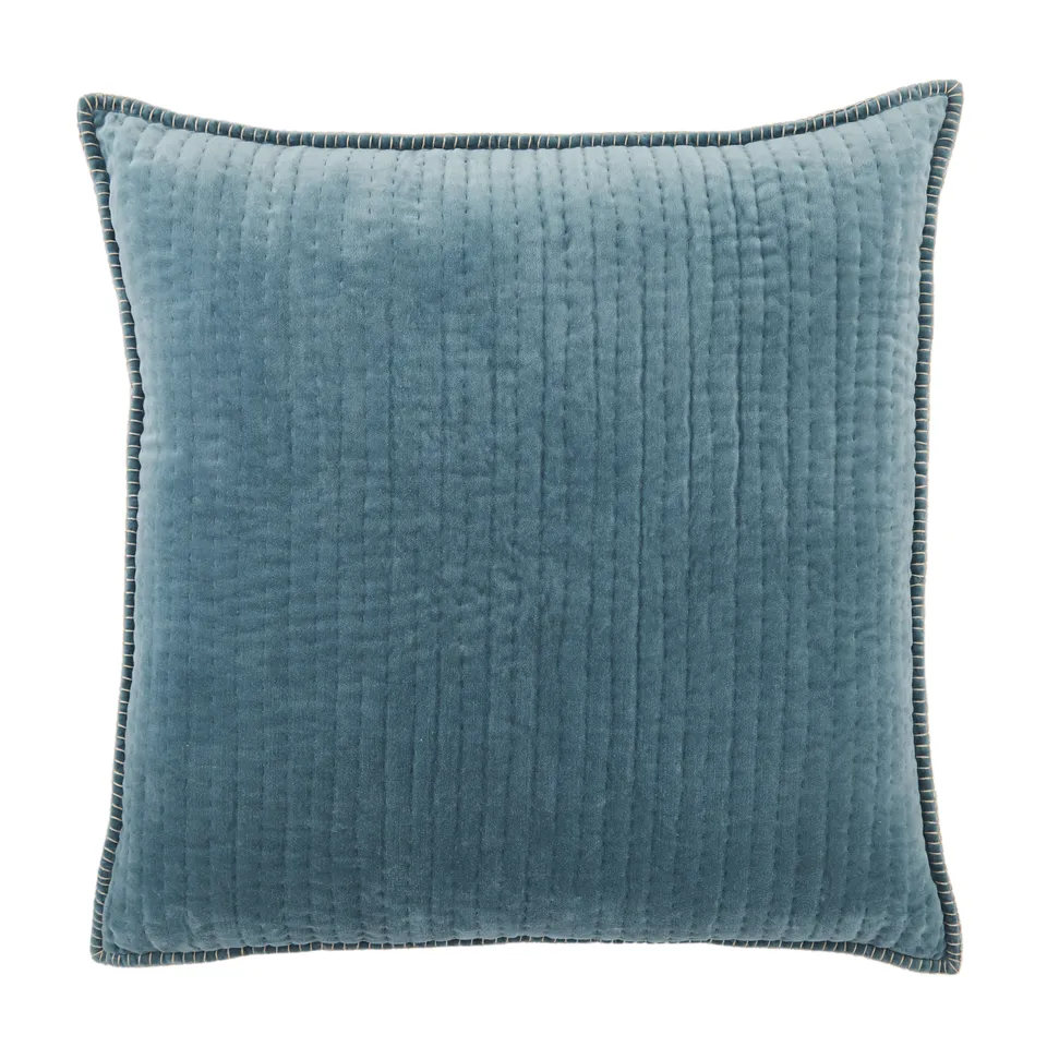Design (US) Blue Beige 22"X22" Pillow