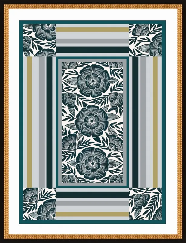 Botanical Frame 1 by Katharine Watson for Artfully Walls