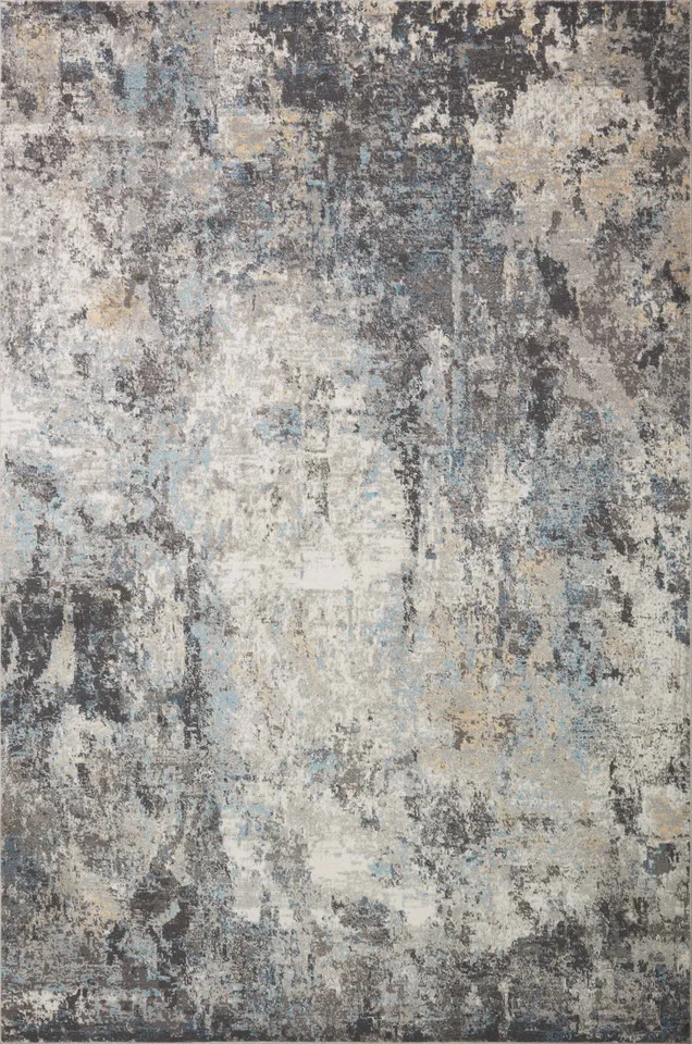 Loloi Maeve Silver / Slate 18" x 18" Sample