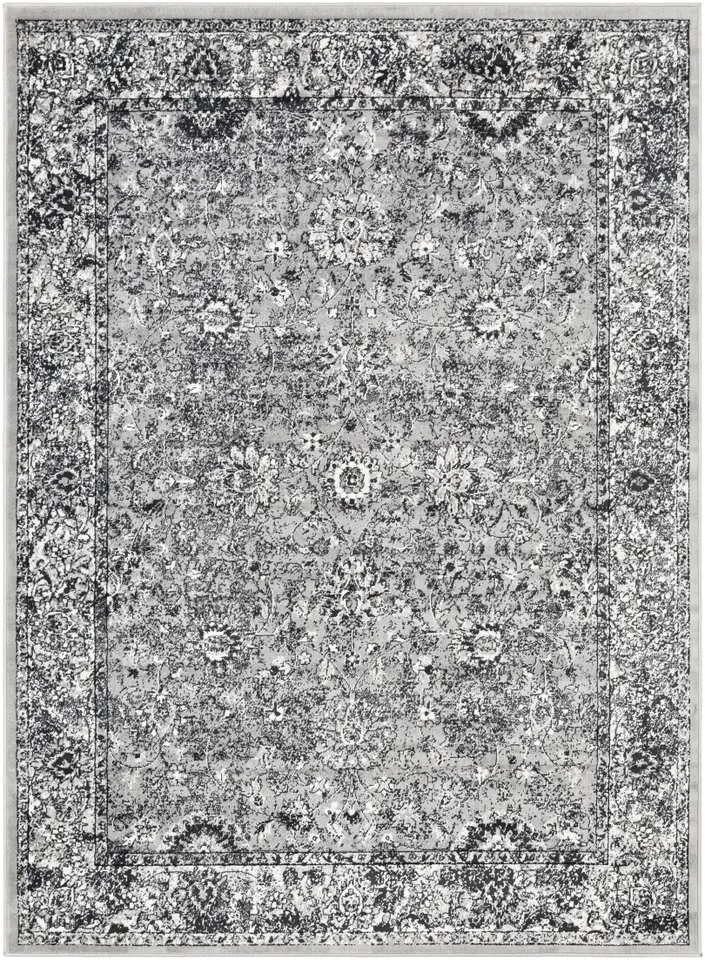 Mumbai Gray Indoor 2' x 2'11" Machine Woven Rug