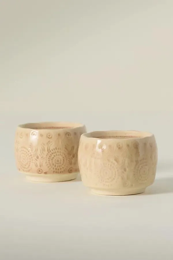 Old Havana Portuguese Stoneware Salt & Pepper Shakers