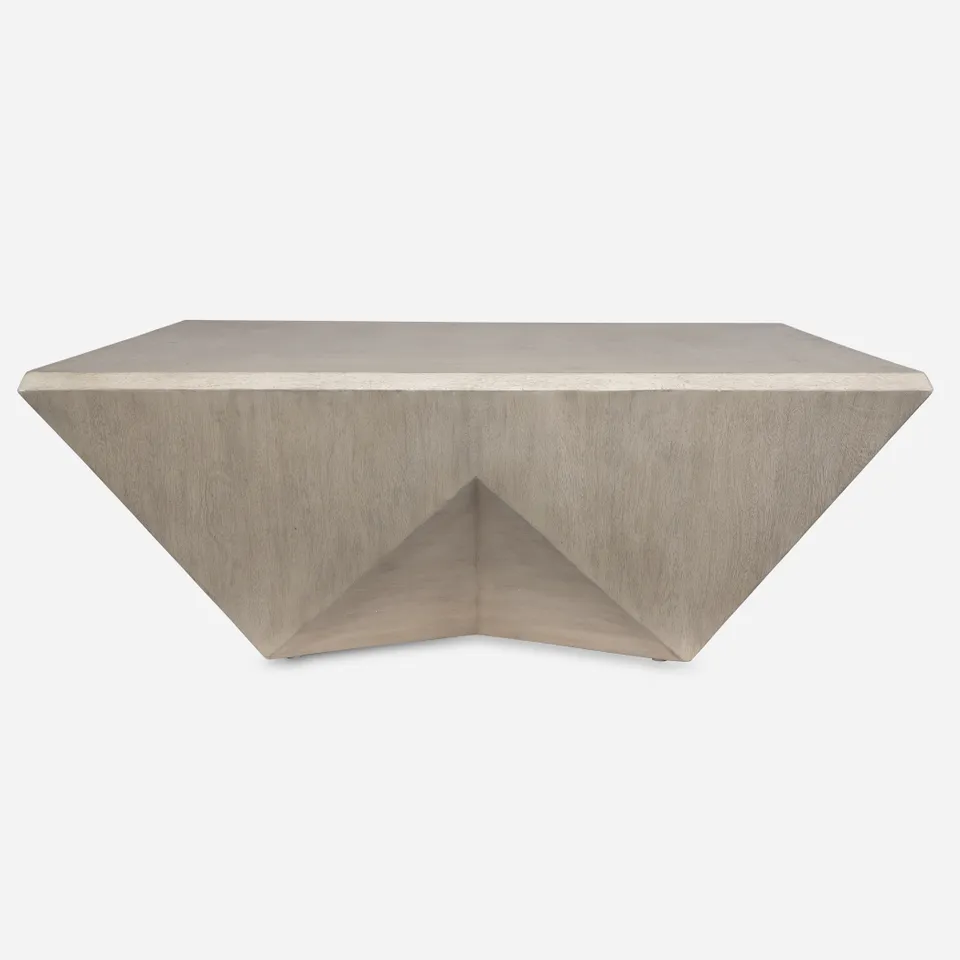 Collins Modern Light Gray Coffee Table