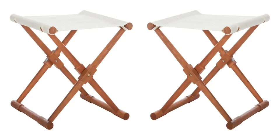 Breanne Stool, Set Of 2 - Natural / Beige