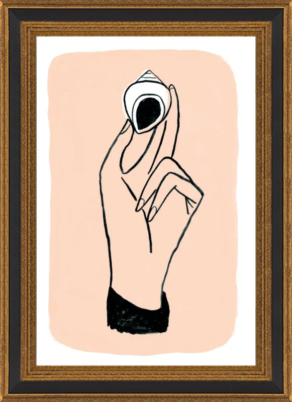 My Hand is My Face by Michael Doyle - Apartment On Belmont for Artfully Walls