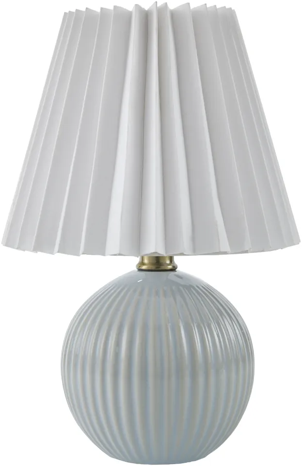 Ferez  Glazed 12"H x 8"W x 8"D Accent Table Lamp