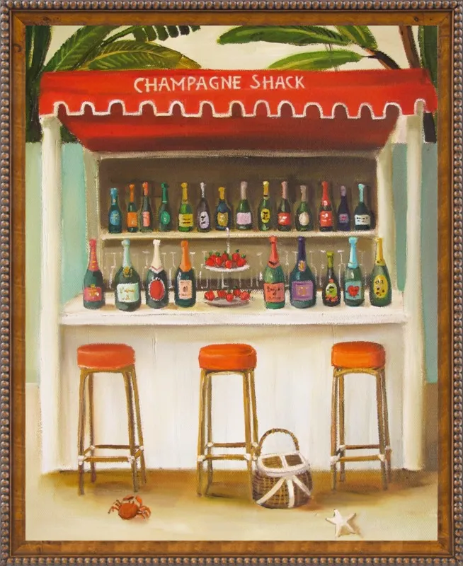 Champagne Shack by Janet Hill for Artfully Walls