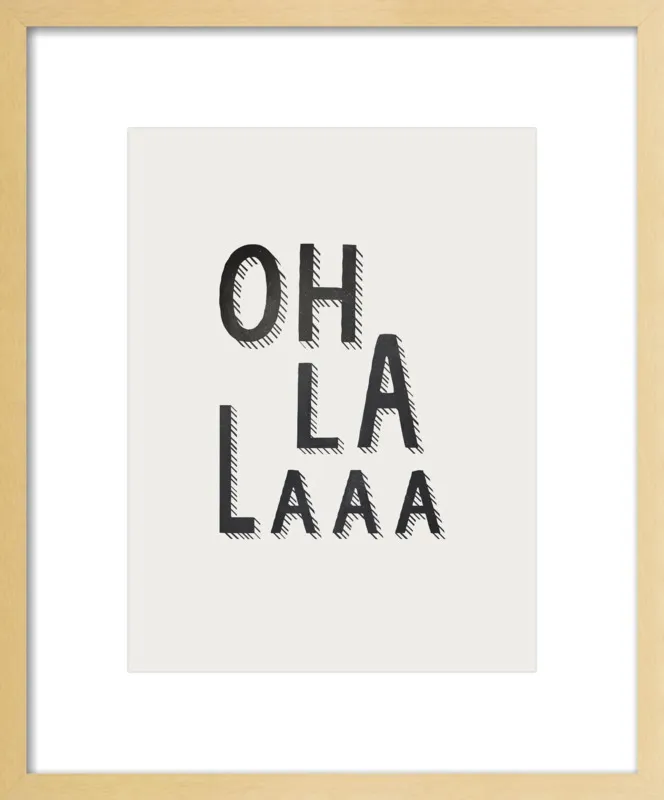 Oh la la by Lonneke de Roos - Kind of Style for Artfully Walls