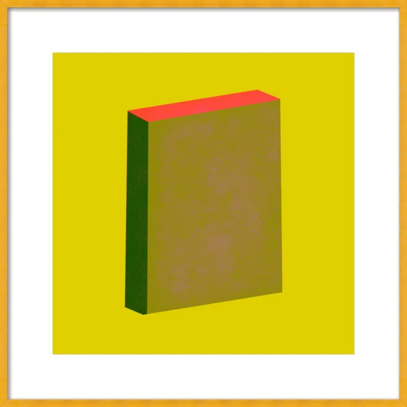 Color Books 4, Olive, Forest, Hot Red & Pear Green by Jessica Poundstone for Artfully Walls