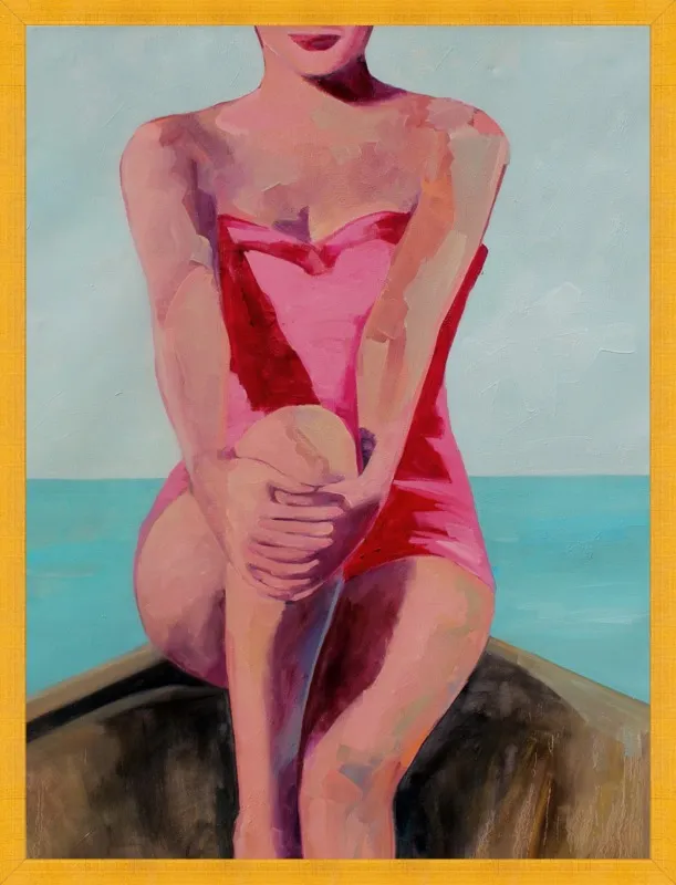 Woman in a Boat by T. S. Harris for Artfully Walls