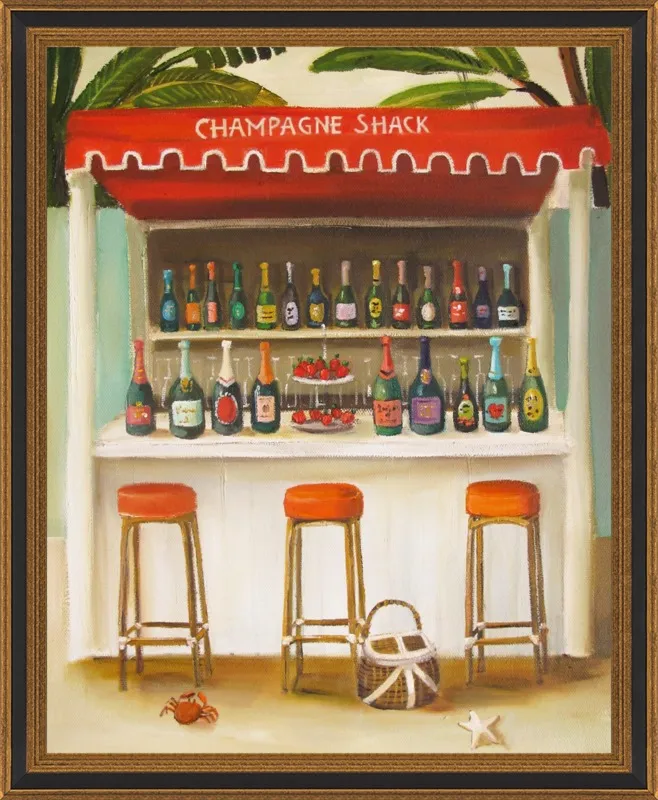 Champagne Shack by Janet Hill for Artfully Walls