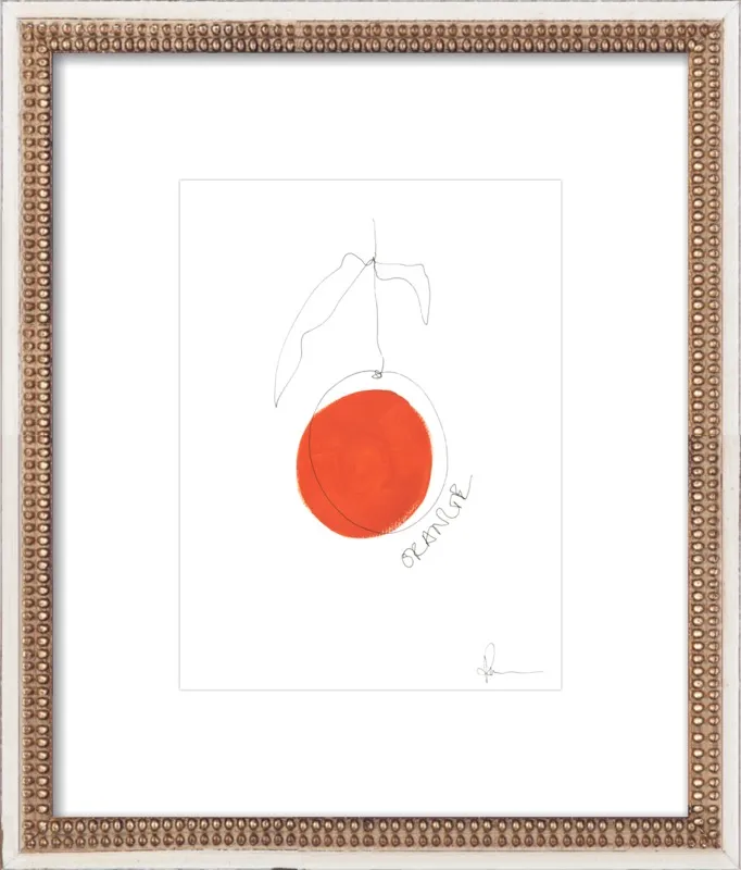Orange by Polly Mann for Artfully Walls