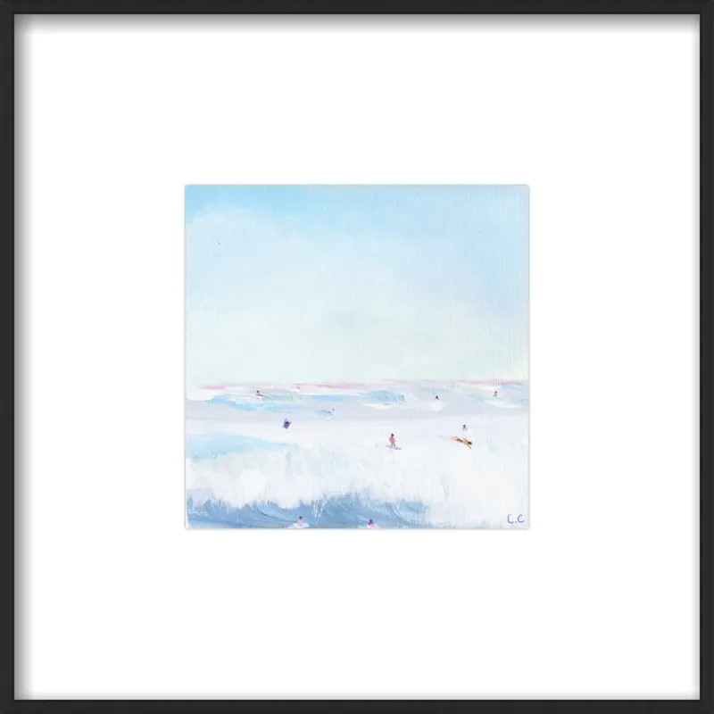 Soft Blue Surf  by Caroline Chriss  for Artfully Walls