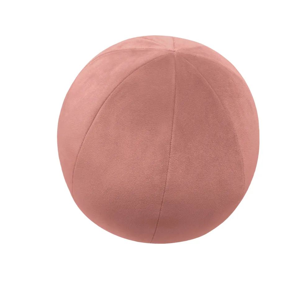 THE STANDARD BALL PILLOW :: MELROSE VELVET // BLUSH - SWATCH 4" X 4"