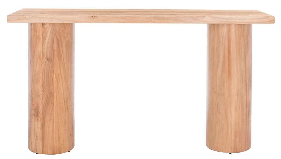 Sanchez Elm Wood Console Table - Natural