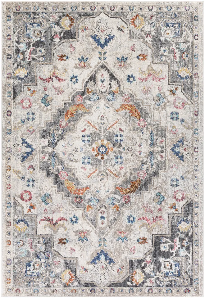 Serapi Beige Indoor 5'3" x 7'3" Machine Woven Rug