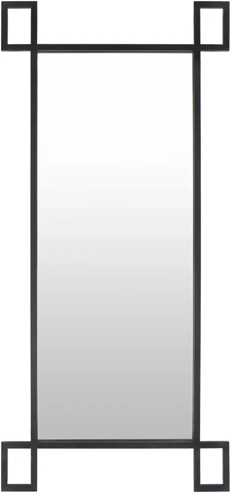 Brim Black 75"H x 35"W x 2"D Mirror