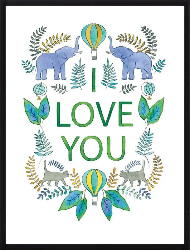 I Love You by Rachel Rogers for Artfully Walls