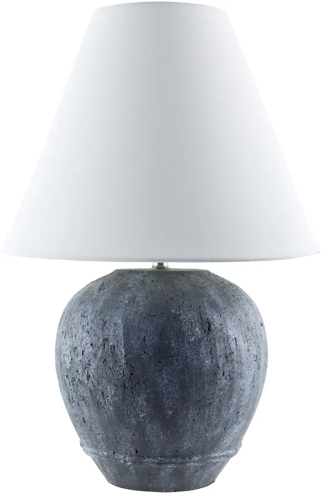 Bagre  Sandblasted 22"H x 16"W x 16"D Accent Table Lamp