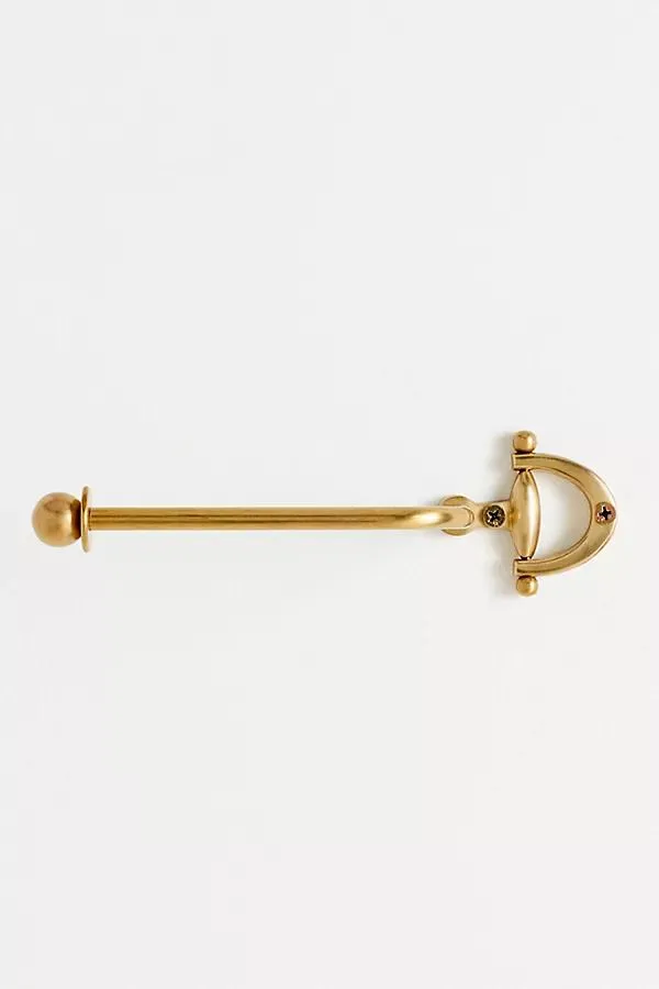 Equestrian Brass Toilet Paper Holder