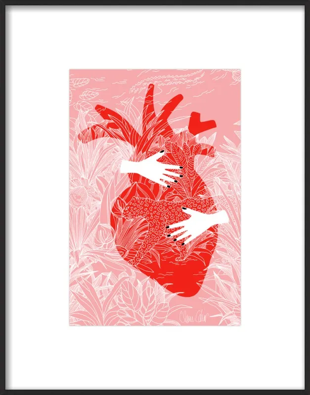 REFUGE ROSE by Claire Colin for Artfully Walls