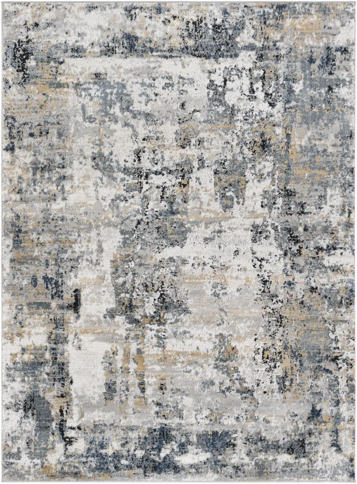 Jolie Gray Indoor 5'3" x 7'3" Machine Woven Rug