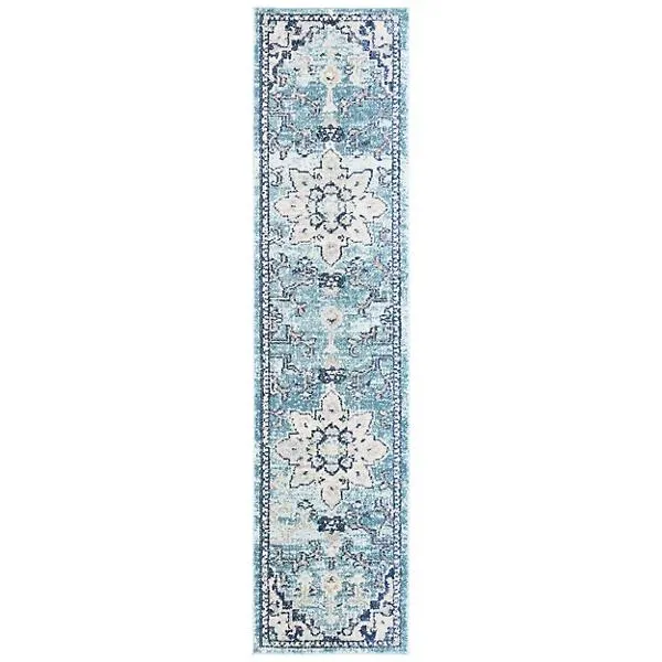 Madison Bay Distressed Medallion Bold Area Rug