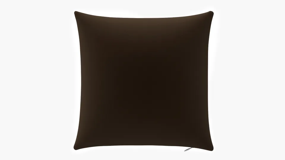 Throw Pillow Cover 16", Bittersweet Performance Velvet, 16" x 16"