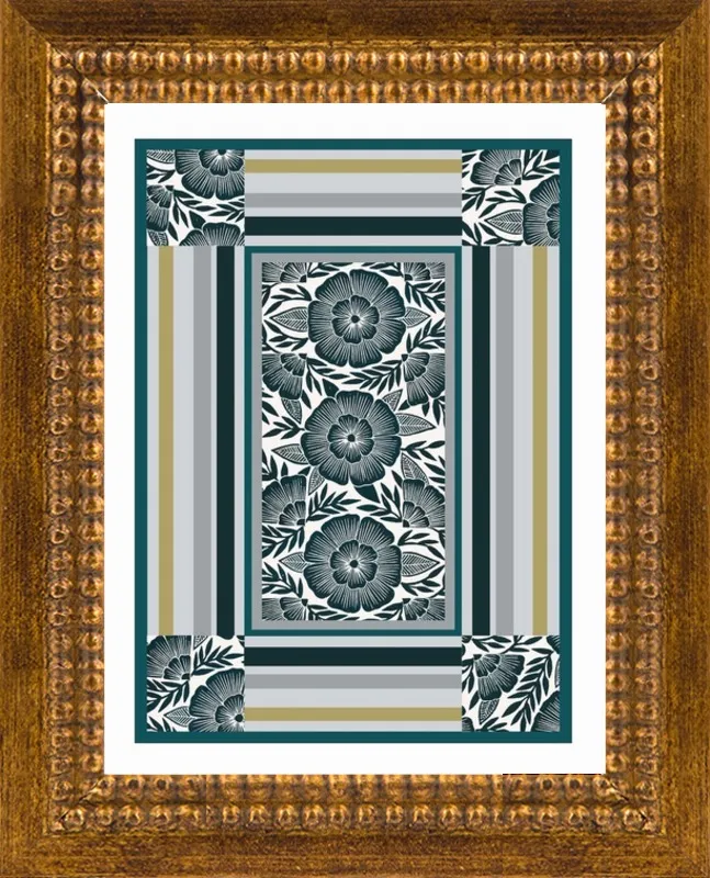 Botanical Frame 1 by Katharine Watson for Artfully Walls