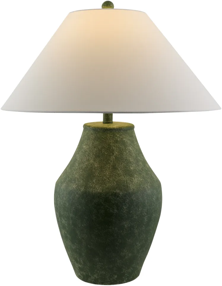 Amaryllis  Hand Painted 28"H x 22"W x 22"D Accent Table Lamp