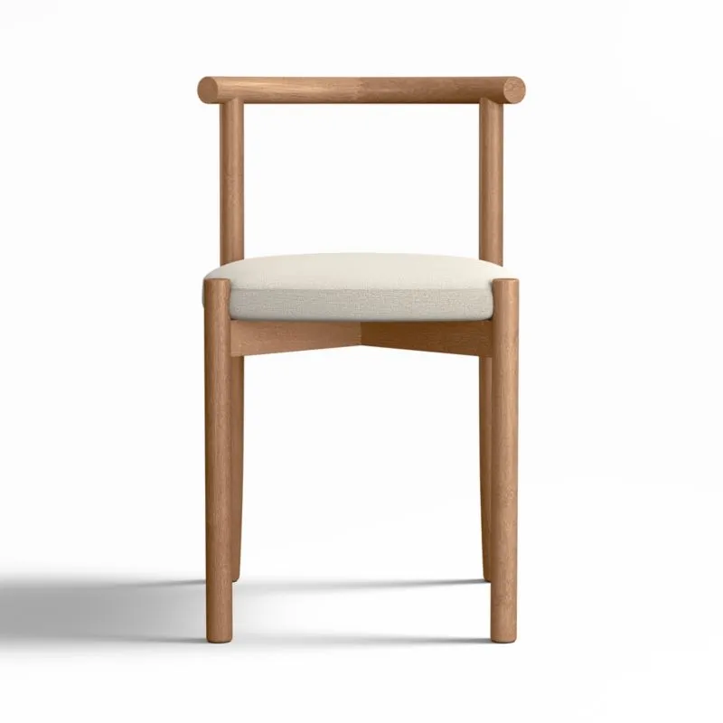 Classic Wood and Upholstered Kids Desk Chair