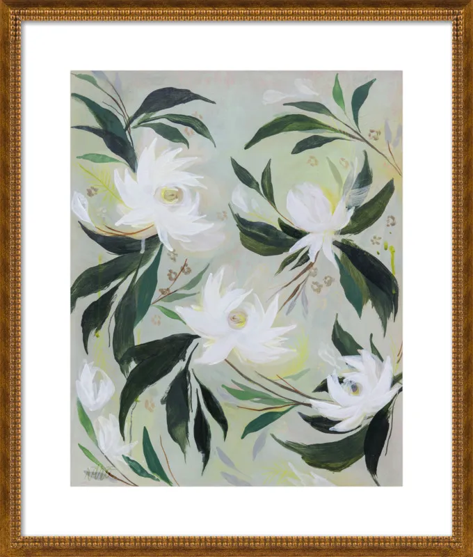 White Gardenia by Rachel Roe for Artfully Walls