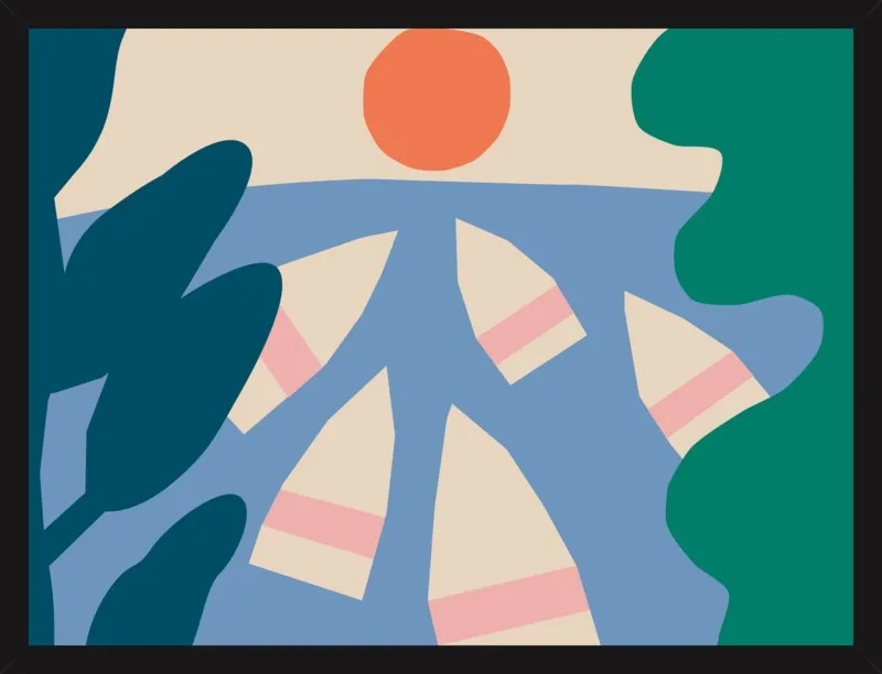 Tripoli Horizon by Anna Kovecses for Artfully Walls