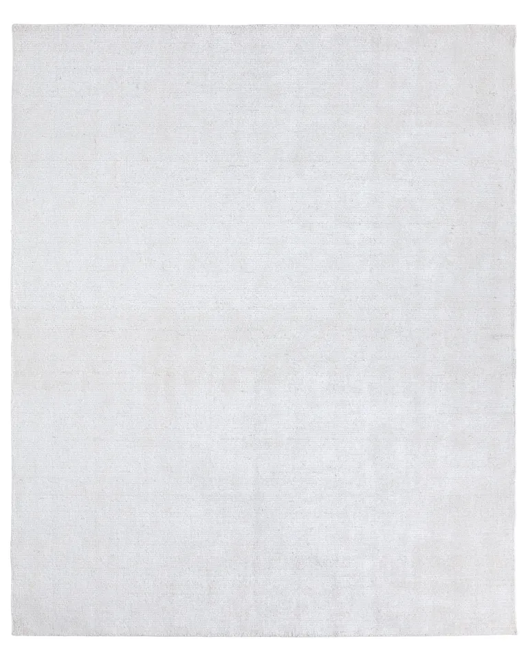 Dilwyn SFH04 Handwoven Solid Ivory Area Rug (18" Swatch)