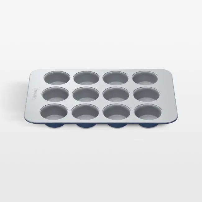 Caraway ® Navy Ceramic Nonstick 12-Cup Muffin Pan