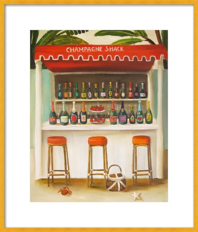 Champagne Shack by Janet Hill for Artfully Walls