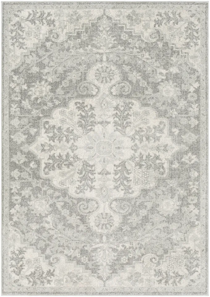 Harput Gray Indoor 2' x 2'11" Machine Woven Rug