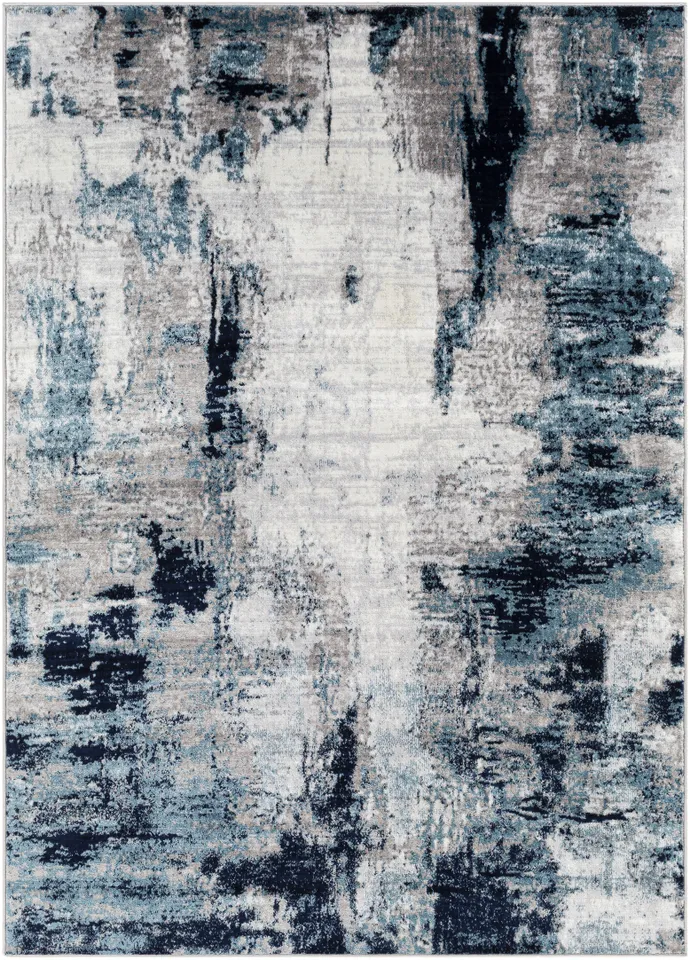 Wanderlust Blue Indoor 2' x 2'11" Machine Woven Rug