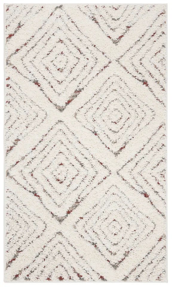 Arlo Home Woven Area Rug, SGG173A, Cream/Multi,  3' X 5'