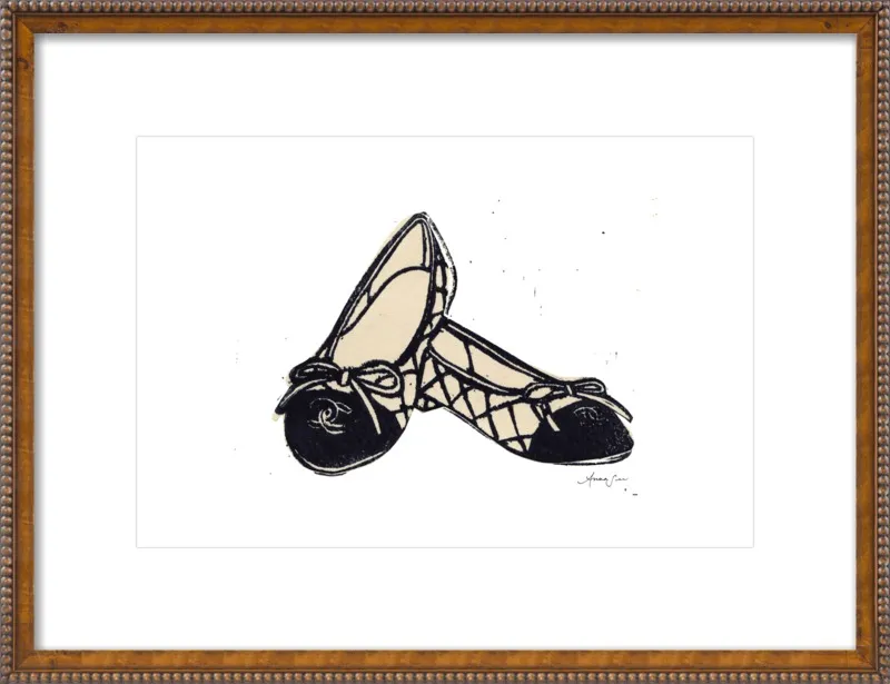 Chanel Ballet Flats by Anna See for Artfully Walls
