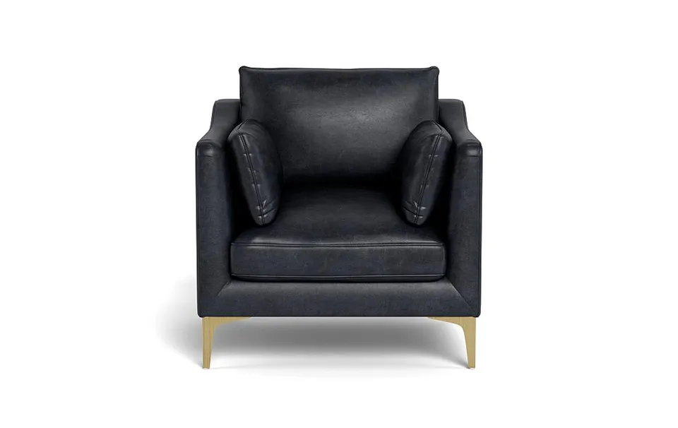 Caitlin Leather Petite Chair by The EverygirlÃ?Â®
