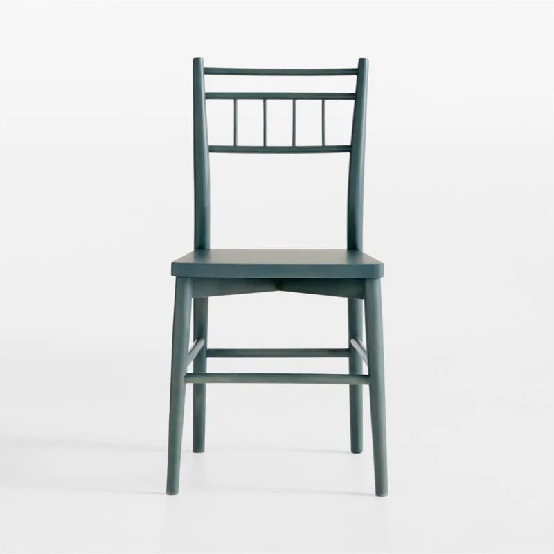 Jamieson Balsam Green Wood Kids Desk Chair by Sharland England