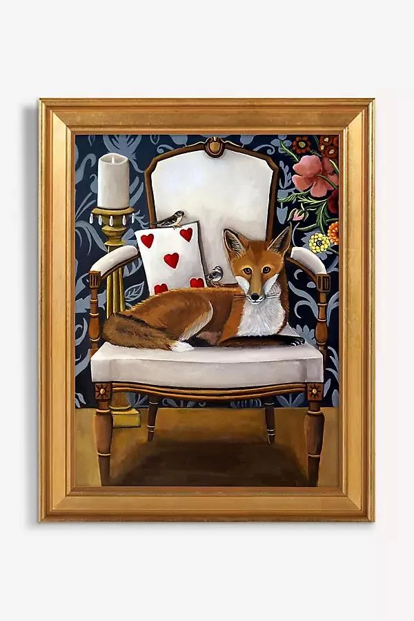 Fox and the Sparrow Wall Art