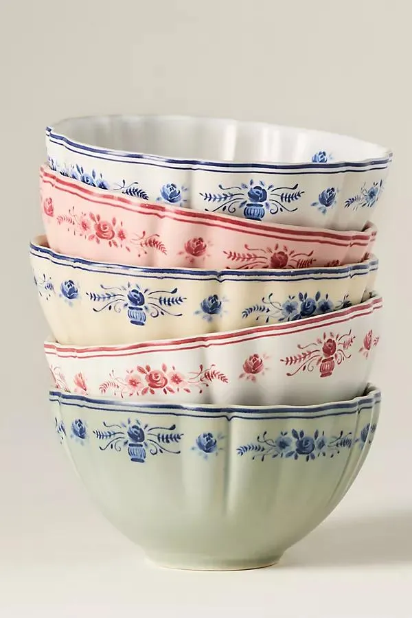 Vila Stoneware Cereal Bowl, Set of 4