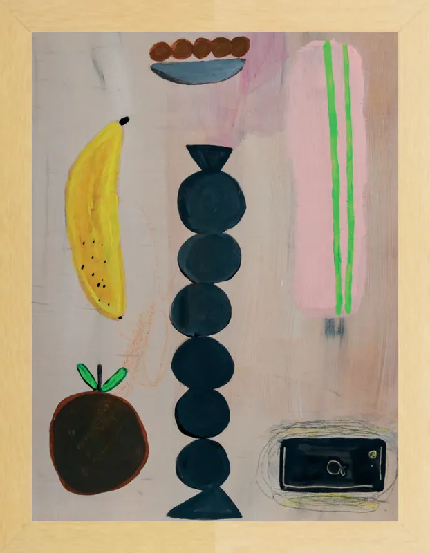Still life with a phone vibration by Agata Królak for Artfully Walls
